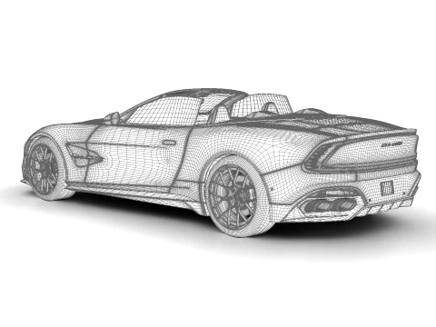 Aston Martin Vanquish Volante 2026 HQ 3D Model