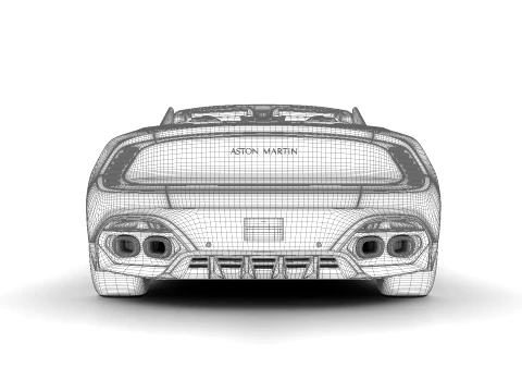 Aston Martin Vanquish Volante 2026 HQ 3D Model