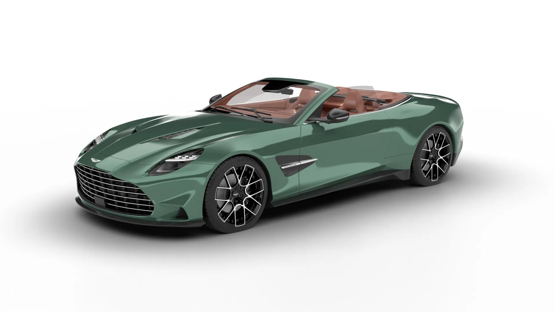 Aston Martin Vanquish Volante 2026 HQ 3D Model .c4d .max .obj .3ds .fbx .stl .blend 