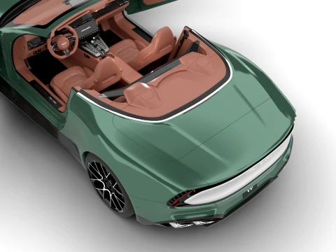 Aston Martin Vanquish Volante 2026 HQ 3D Model
