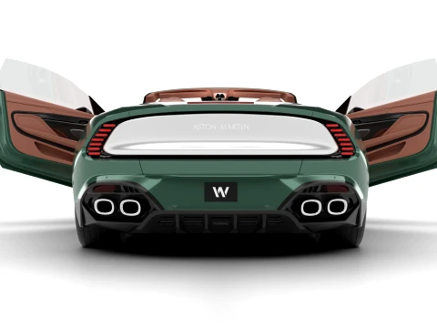 Aston Martin Vanquish Volante 2026 HQ 3D Model