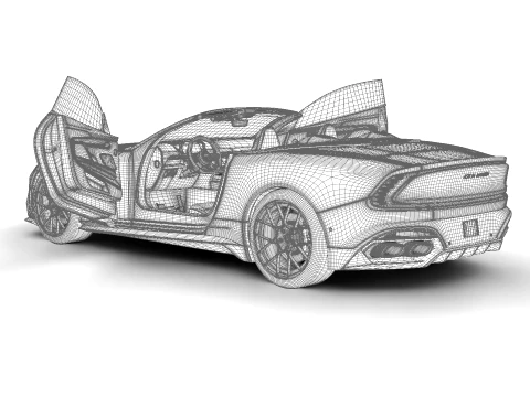Aston Martin Vanquish Volante 2026 HQ 3D Model