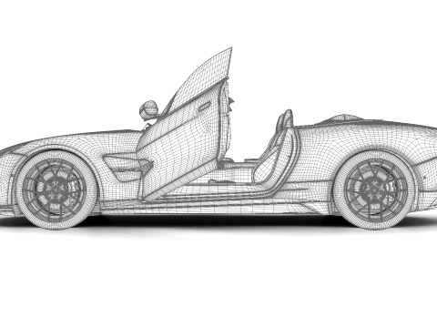 Aston Martin Vanquish Volante 2026 HQ 3D Model