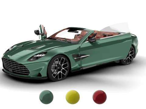 Aston Martin Vanquish Volante 2026 HQ 3D Model