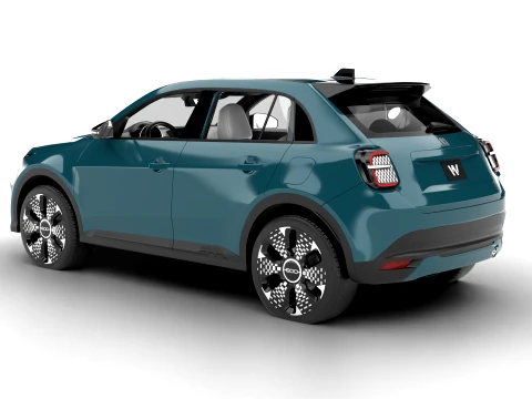 Fiat 600 Petrol 2026 3D Model
