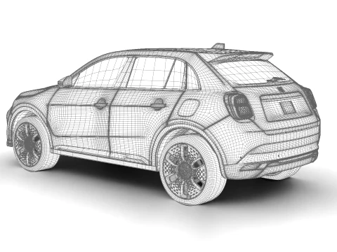 Fiat 600 Petrol 2026 3D Model