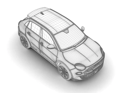Fiat 600 Petrol 2026 3D Model