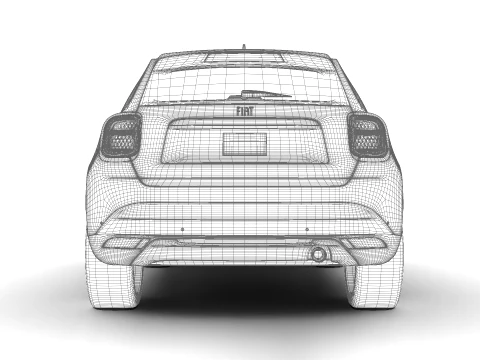 Fiat 600 Petrol 2026 3D Model