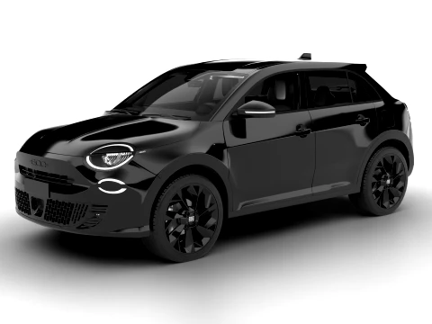 Fiat 600 Sport 2024 3D Model