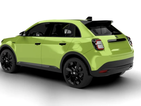 Fiat 600 Sport 2024 3D Model