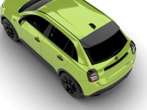 Fiat 600 Sport 2024 3D Model