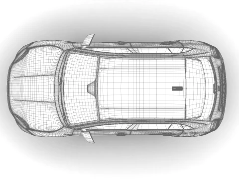 Fiat 600 Sport 2024 3D Model