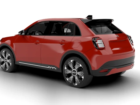 Fiat 600 Benzina 2024 3D Model