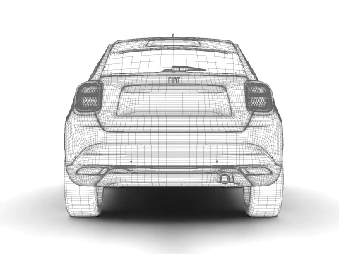 Fiat 600 Benzina 2024 3D Model