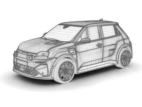 Alpine A290 GTS 2025 3D Model