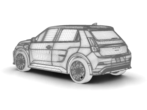 Alpine A290 GTS 2025 3D Model