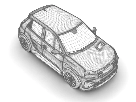 Alpine A290 GTS 2025 3D Model