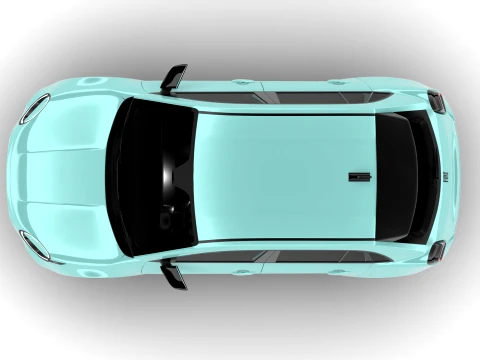 Fiat 600 Hybrid 2024 3D Model