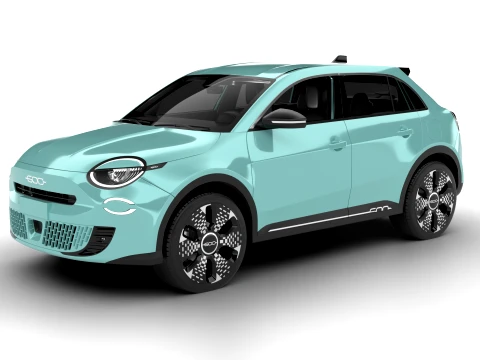 Fiat 600e 2024 3D Model