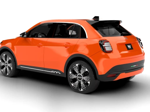 Fiat 600e 2024 3D Model
