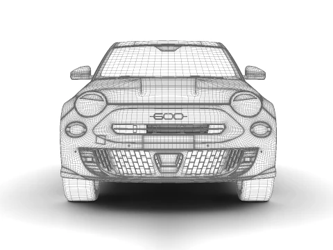 Fiat 600e 2024 3D Model