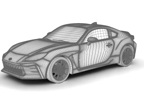 Toyota GR86 2027 3D Model