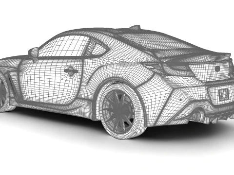 Toyota GR86 2027 3D Model