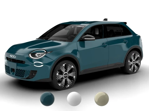 Fiat 600 Petrol 2026 Modelo 3D