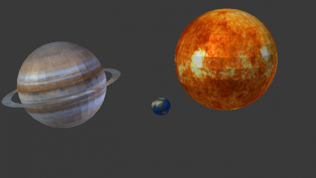 木星 地球 太阳 3D 模型 .c4d .max .obj .3ds .fbx .stl .blend 