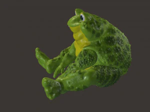 아기 두꺼비 3D 프린트 모델