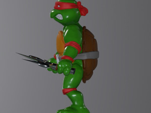 Ninja Turtles Raphael 3D Print Model