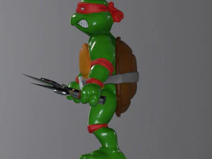 Ninja Turtles Raphael 3D Print Model
