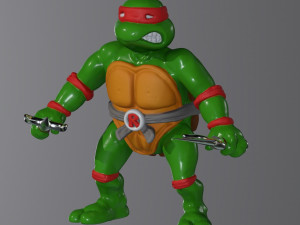 Ninja Turtles Raphael 3D Print Model