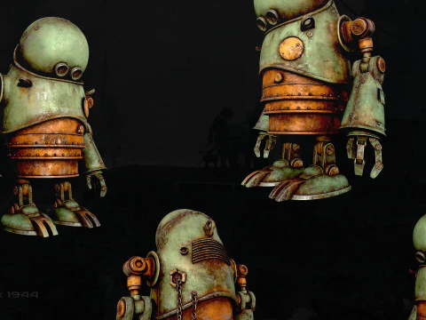 Robot Romix 1944 3D Model