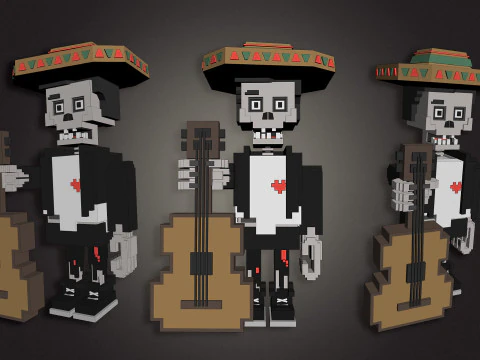 Zombie Characters 3D Model