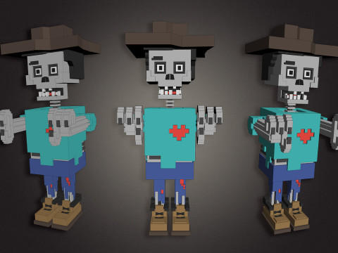 Zombie Characters Modelo 3D