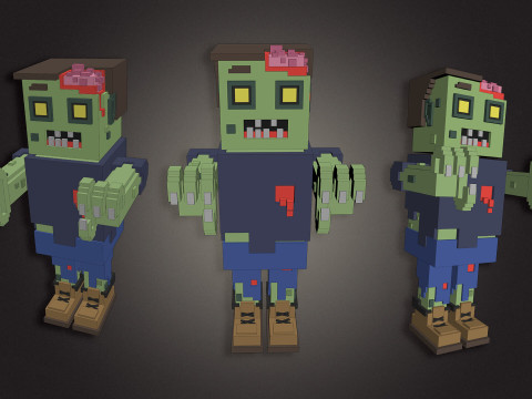 Zombie Characters Modelo 3D