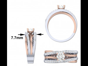 Fashion Ring 3D Model