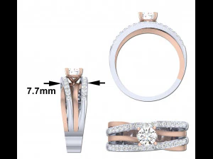 Fashion Ring 3D Model