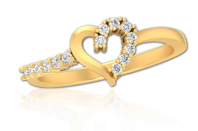 Engagement Ring 3D Model .c4d .max .obj .3ds .fbx .stl .blend 