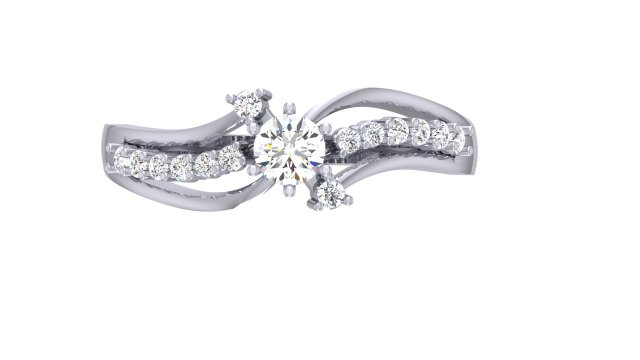Engagement Ring Modèle 3D .c4d .max .obj .3ds .fbx .stl .blend 