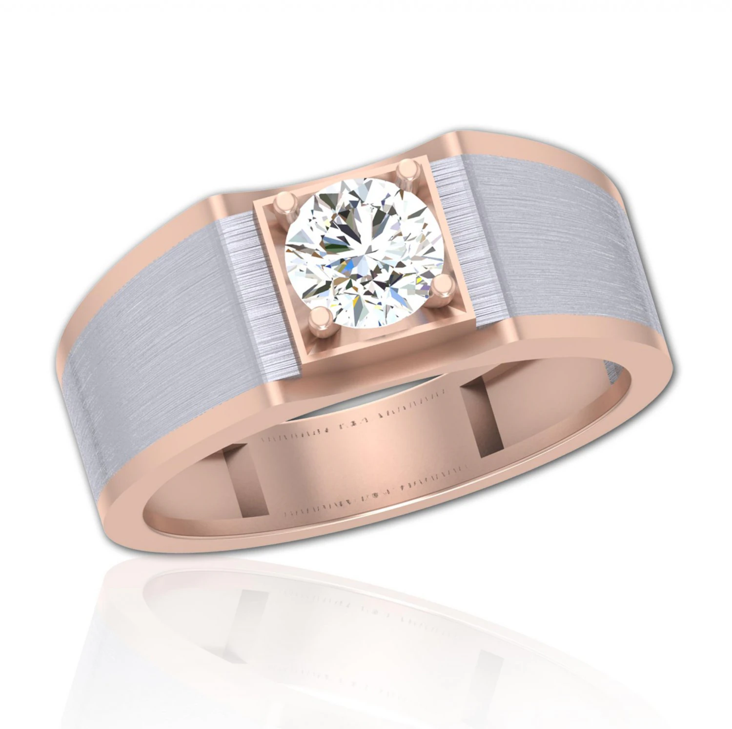 Gents Ring 3D Model .c4d .max .obj .3ds .fbx .stl .blend 