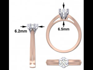 Engagement Ring 3D Model