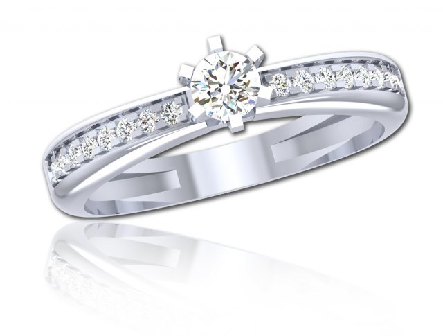 Engagement Ring 3Dモデル .c4d .max .obj .3ds .fbx .stl .blend 