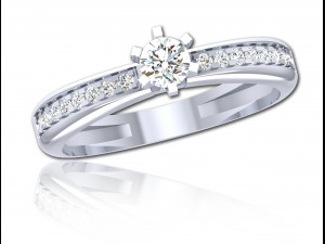 Engagement Ring 3D Model