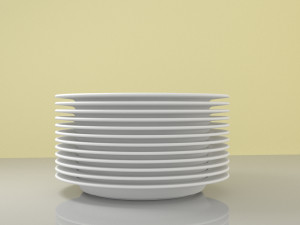 Ceramics Dishes 3D Model