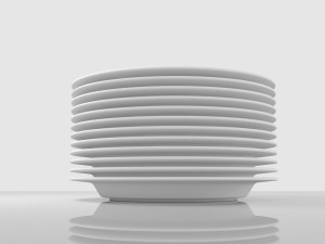 Ceramics Dishes 3D Model