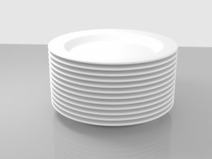 Ceramics Dishes 3D Model