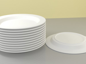 Ceramics Dishes 3D Model