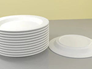 Ceramics Dishes 3D Model